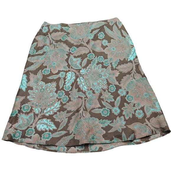 Ann Taylor LOFT Dresses & Skirts - Ann Taylor LOFT Women's Petite Paisley Floral Print A-Line Skirt